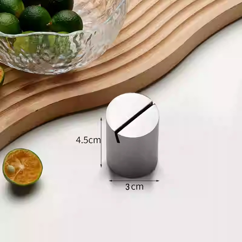 Държач за меню за хотел от неръждаема стомана – вертикален дисплей, модел 9580, за табелки за маса и визитки