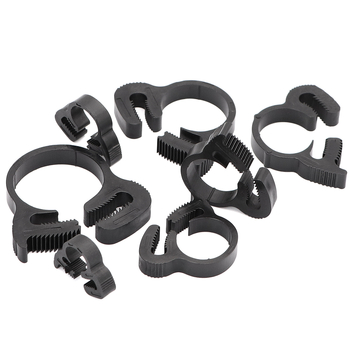 Clamă din nylon pentru țevi și furtunuri, diametru nominal 26.1 mm, diametru de prindere 6.1–24.5 mm, interval de aplicare 6.1–24.5 mm