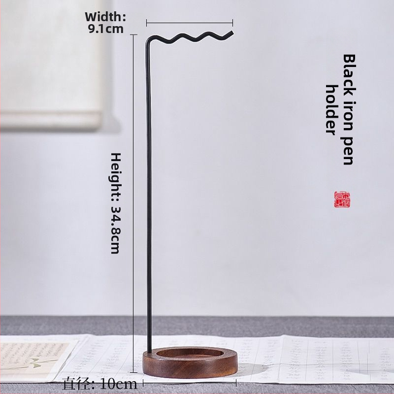 Kovový multifunkčný stojan na perá a štetce s visiacim držiakom (bez tlače loga, bez personalizácie)