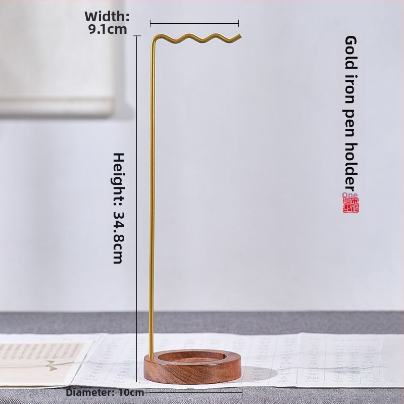 Kovový multifunkčný stojan na perá a štetce s visiacim držiakom (bez tlače loga, bez personalizácie)