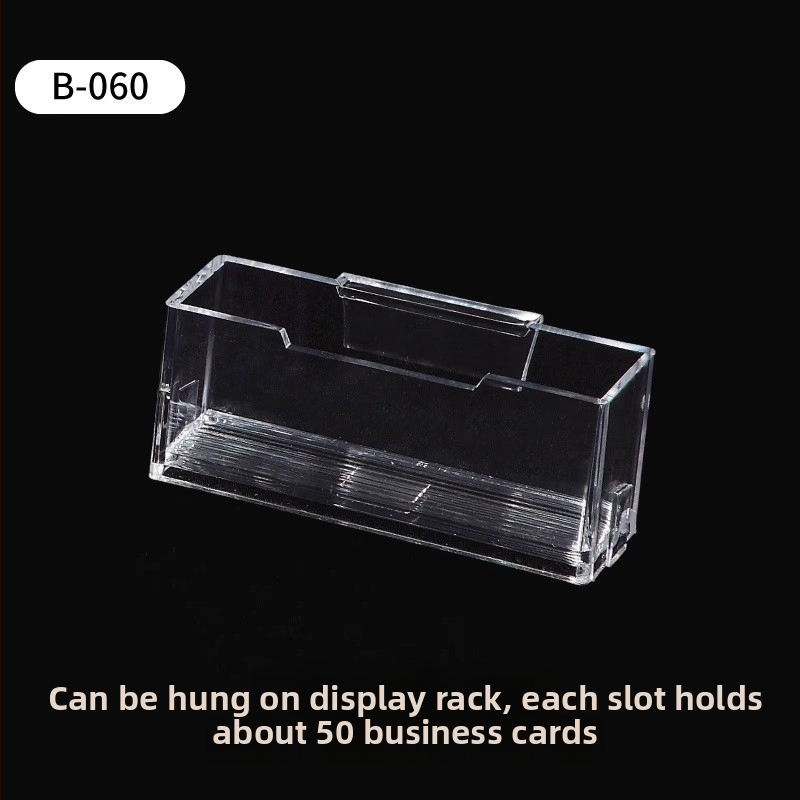 Kaboss akrylový stolný stojan na zobrazenie - viacvrstvový stojan pre katalógy a letáky