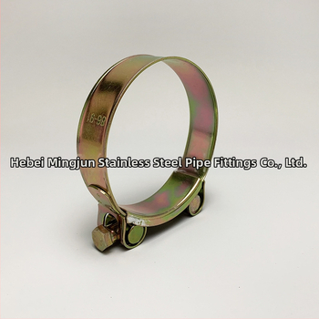 Ming Jun galvanizirani cijevni steznik, teški, za cijevi i crijeva, nominalni promjer 26 mm, promjer stezanja 25 mm