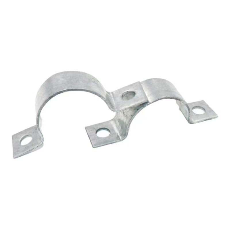 U-образна халка от поцинковано плоско желязо за електрическо оборудване, номинален диаметър 150 мм, диаметър на захващане 12,7–426 мм