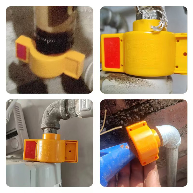 Gázový proti-krádežný upín pre potrubie – prevencia krádeží plynu, Značka: Other