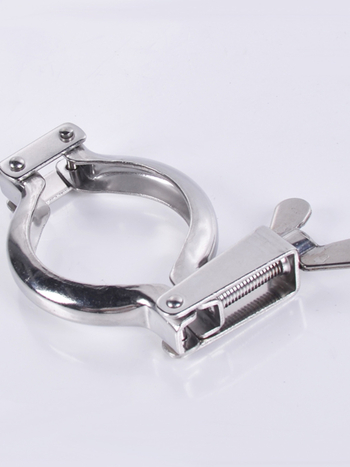 Potrubný upínací pás z 304 nerezovej ocele, sanitárnej triedy, s presne odlietaným spojom