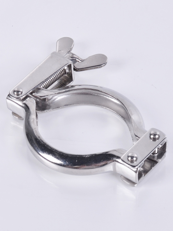 Potrubný upínací pás z 304 nerezovej ocele, sanitárnej triedy, s presne odlietaným spojom