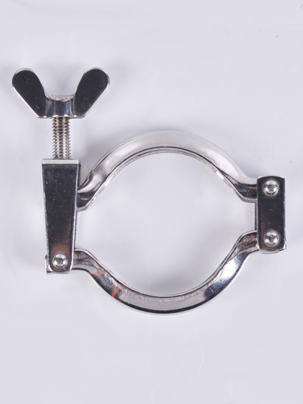 Potrubný upínací pás z 304 nerezovej ocele, sanitárnej triedy, s presne odlietaným spojom