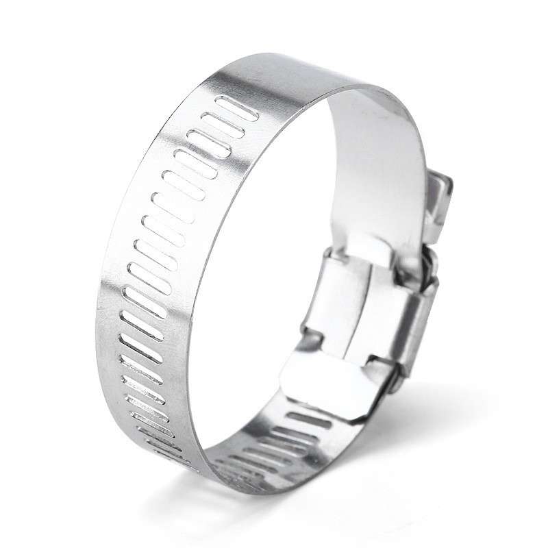 Coliere pentru furtunuri și țevi, cu închidere, oțel, finisaj lucios, model 5888