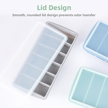 Shuai Dong Tavă de gheață din silicon | Capacitate 500 ml | Demoldare ușoară | Stil modern | Personalizare disponibilă