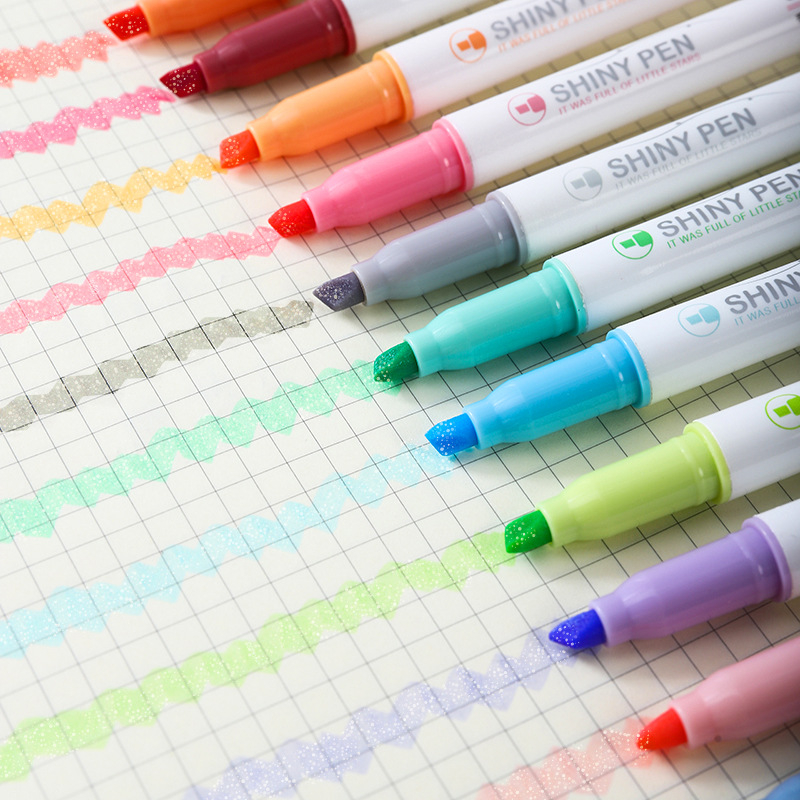 Jumeng JM-0011 set markera za isticanje, plastično kućište, u kutiji, jednostrani