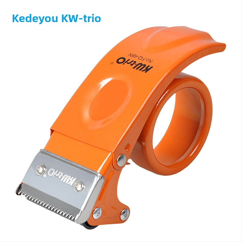 Kovový ručný rezák na pásku a uzatvárač krabíc, model FQ-60N, značka Can be excellent, hmotnosť 220 g