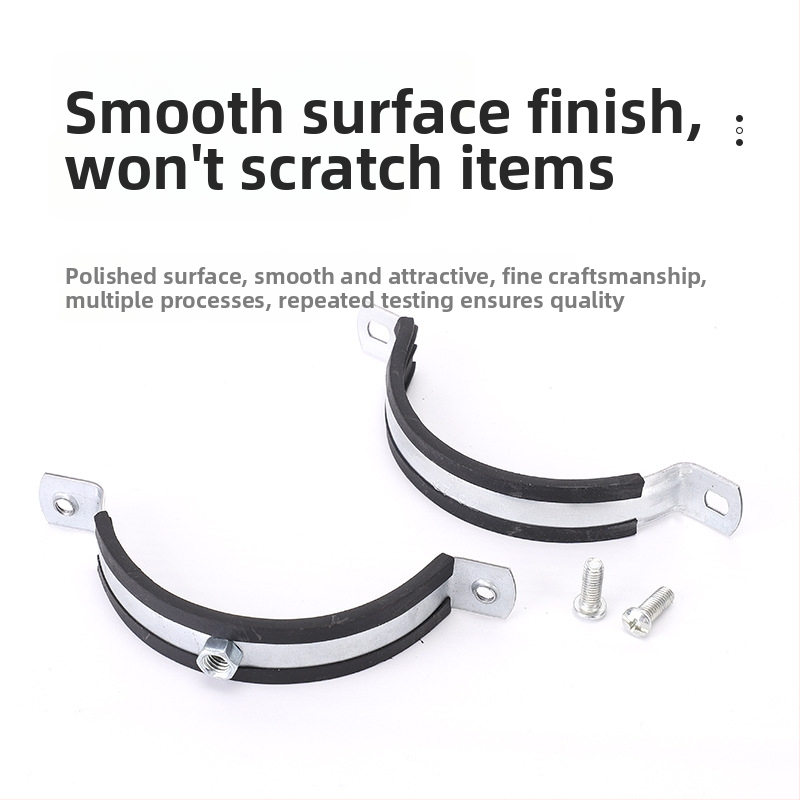 Železná ťažká potrubná svorka, prispôsobiteľná, kód produktu Jx-08191