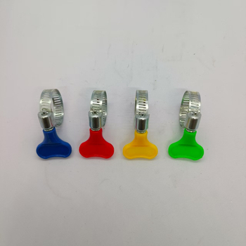 Spona za crijevo plinovoda s plastičnom ručkom, galvanizirana, ručno stezanje