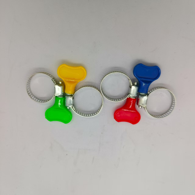 Spona za crijevo plinovoda s plastičnom ručkom, galvanizirana, ručno stezanje
