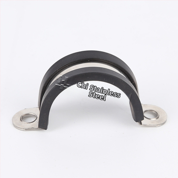 Káblová spona z nerezovej ocele s gumovou páskou, prispôsobiteľná, pre káble, značka Huachi