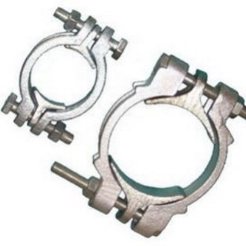 Trubková svorka z tvárnej liatiny - značka SL, odolná vysokým teplotám, ťažká konštrukcia, s dvojitou špirálou, model SL400-SL1275