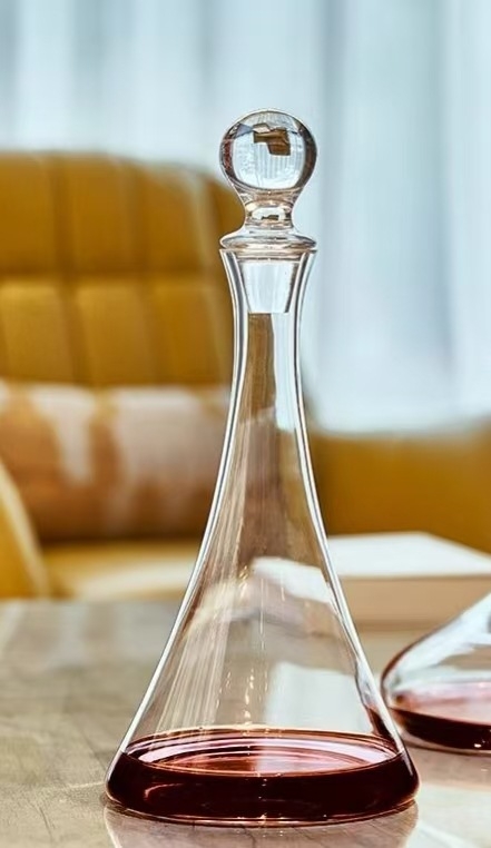 Wanli set dekantera i kristalnih čaša za vino, kapacitet 1000 ml+, retro luksuzni stil