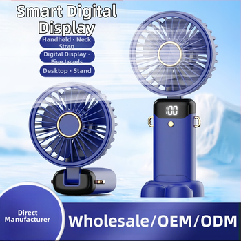 Ručný ventilátor, PP materiál, tichý, pre študentov, cestovanie, kancelária, internát, služobné cesty