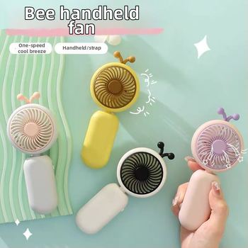 Ručný USB ventilátor – plastová konštrukcia, multifunkčný, ideálny do kancelárie a na cestovanie