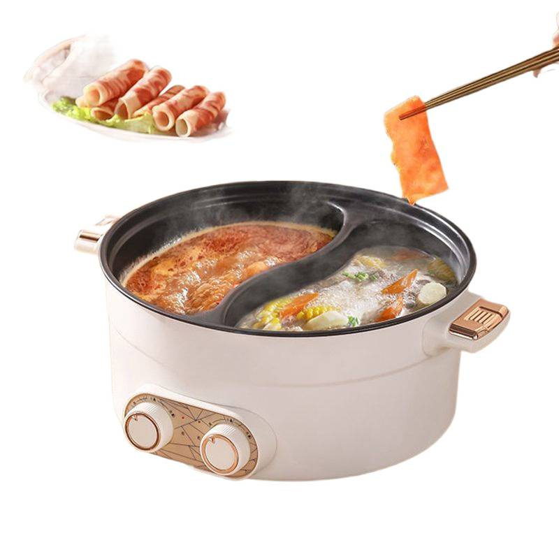 Πολυλειτουργική ηλεκτρική κατσαρόλα – τηγάνισμα, ατμό και μαγείρεμα, ισχύς κάτω από 800 W, σώμα από γυαλί borosilicate υψηλής αντοχής, εσωτερικός κάδος από πορσελάνινο κρύσταλλο, κατάλληλη για 3–4 άτομα