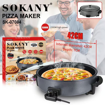 Ηλεκτρικό τηγάνι τηγανίσματος SOKANY 07084, 1500W, 220-240V, 50/60Hz