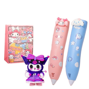 Detská 3D tlačová ceruzka s nízkou teplotou a štetkovým hrotom