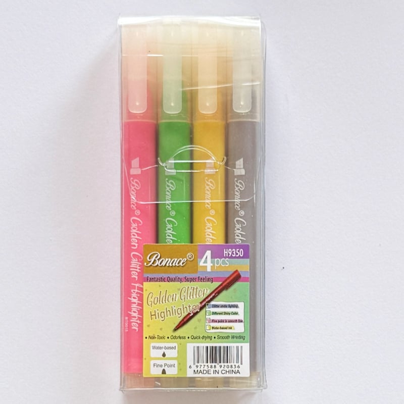 Bonace H9350 gel olovka za dnevnik - model H9350, PP kućište, PET kutija, tiskani logotip, mogućnost prilagođavanja