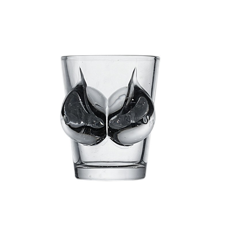 Kreativna čašica za alkohol s ljudskim oblikom; staklo; ljudski oblik; kreativni stil; pakiranje u kartonskoj kutiji