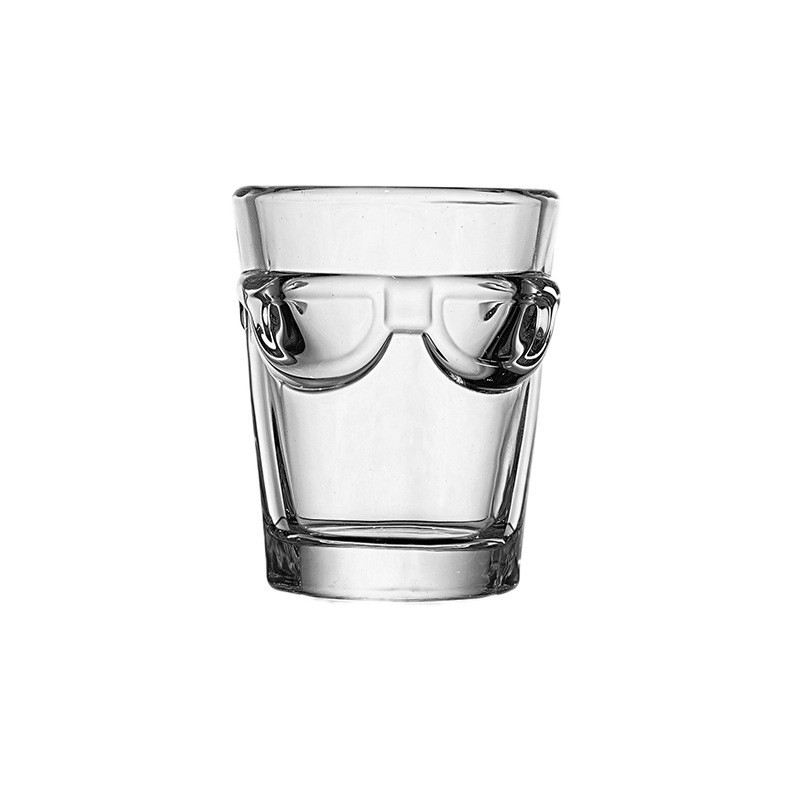Kreativna čašica za alkohol s ljudskim oblikom; staklo; ljudski oblik; kreativni stil; pakiranje u kartonskoj kutiji