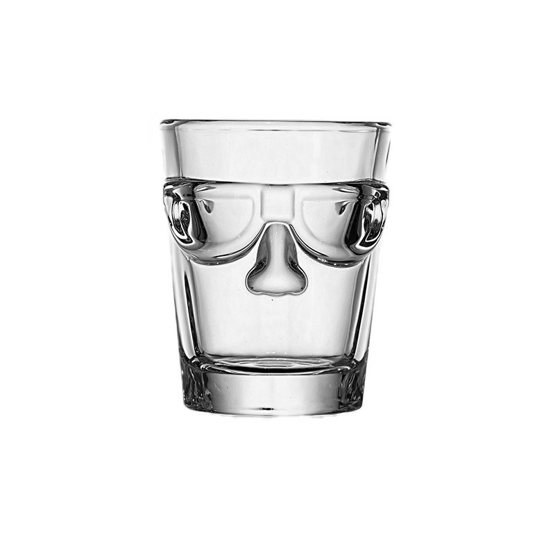 Kreativna čašica za alkohol s ljudskim oblikom; staklo; ljudski oblik; kreativni stil; pakiranje u kartonskoj kutiji
