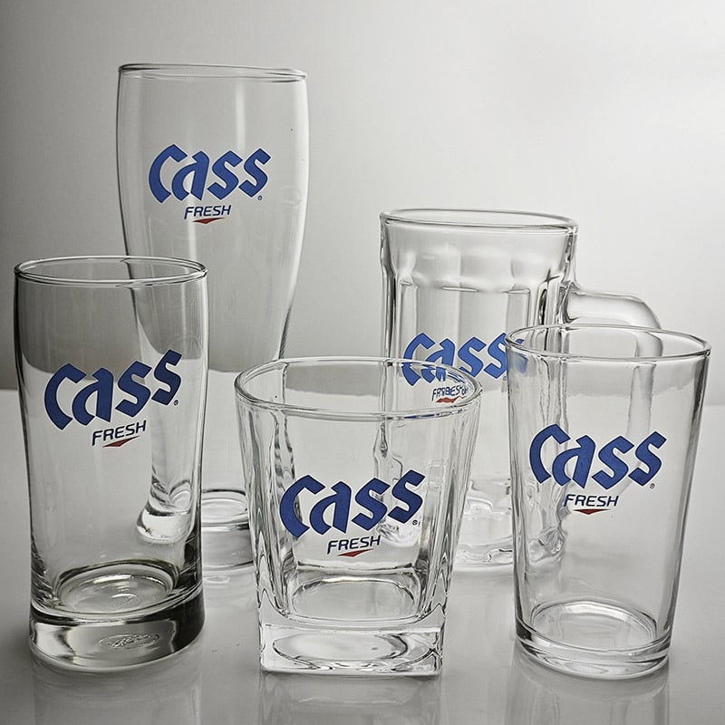 Kangda set čaša za pivo, stakleni materijal, kapacitet 201–300 ml, 6–10 komada, mogućnost prilagodbe