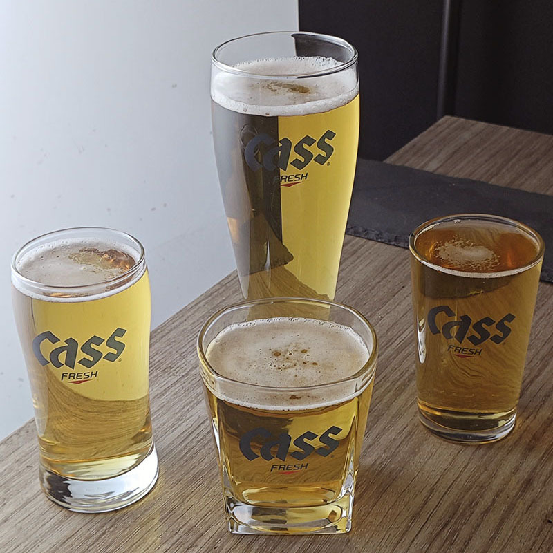 Kangda set čaša za pivo, stakleni materijal, kapacitet 201–300 ml, 6–10 komada, mogućnost prilagodbe