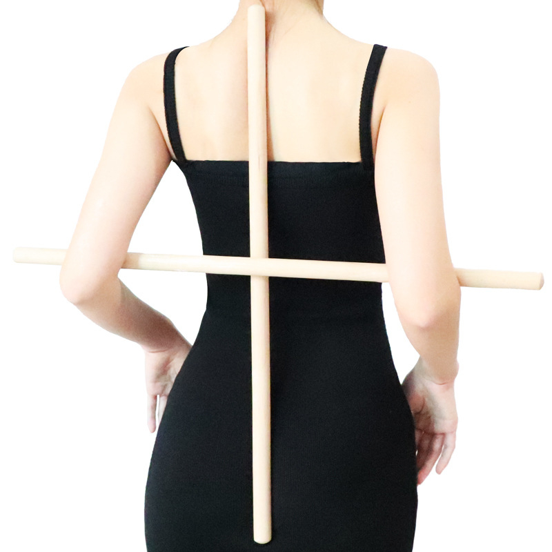 Bețișor de yoga pentru întinderea spatelui și corectarea posturii — întindere spate, îmbunătățirea posturii, deschidere a umerilor (Brand: Autonomy; Categorie: Yoga aids; Material: Other; Aplicabil: Other)