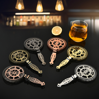 Φίλτρο πάγου για κοκτέιλ από ανοξείδωτο χάλυβα 304, μέγεθος 19.5×10, βάρος 89 g, μοντέρνο μινιμαλιστικό στυλ