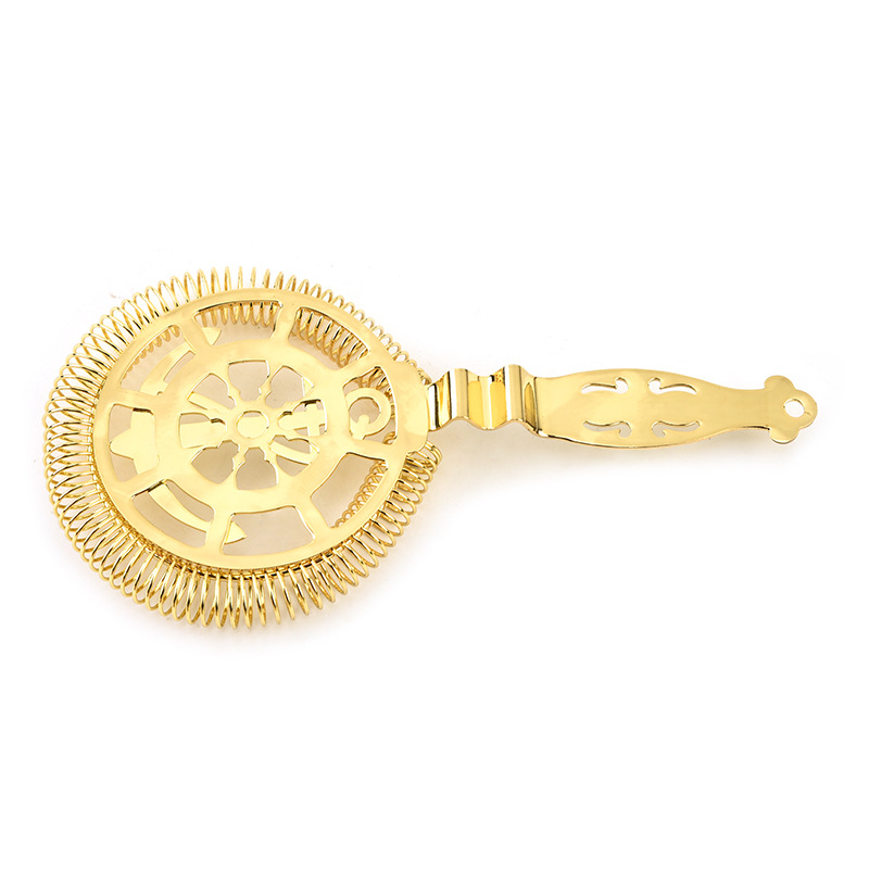 Φίλτρο πάγου για κοκτέιλ από ανοξείδωτο χάλυβα 304, μέγεθος 19.5×10, βάρος 89 g, μοντέρνο μινιμαλιστικό στυλ