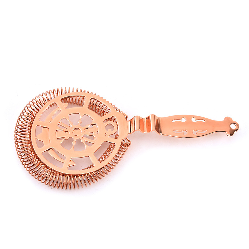 Φίλτρο πάγου για κοκτέιλ από ανοξείδωτο χάλυβα 304, μέγεθος 19.5×10, βάρος 89 g, μοντέρνο μινιμαλιστικό στυλ