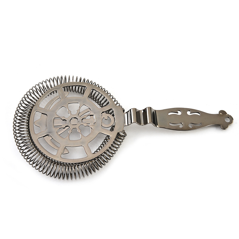 Φίλτρο πάγου για κοκτέιλ από ανοξείδωτο χάλυβα 304, μέγεθος 19.5×10, βάρος 89 g, μοντέρνο μινιμαλιστικό στυλ