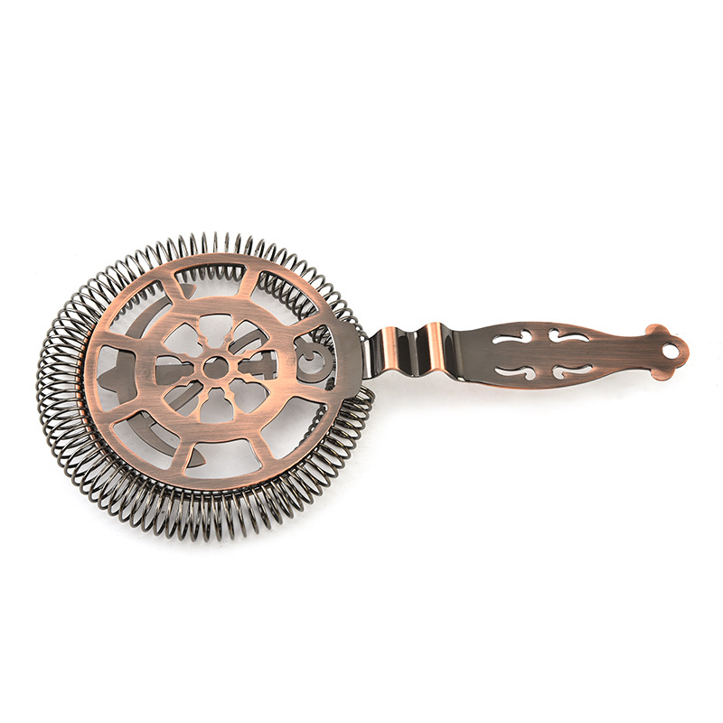 Φίλτρο πάγου για κοκτέιλ από ανοξείδωτο χάλυβα 304, μέγεθος 19.5×10, βάρος 89 g, μοντέρνο μινιμαλιστικό στυλ