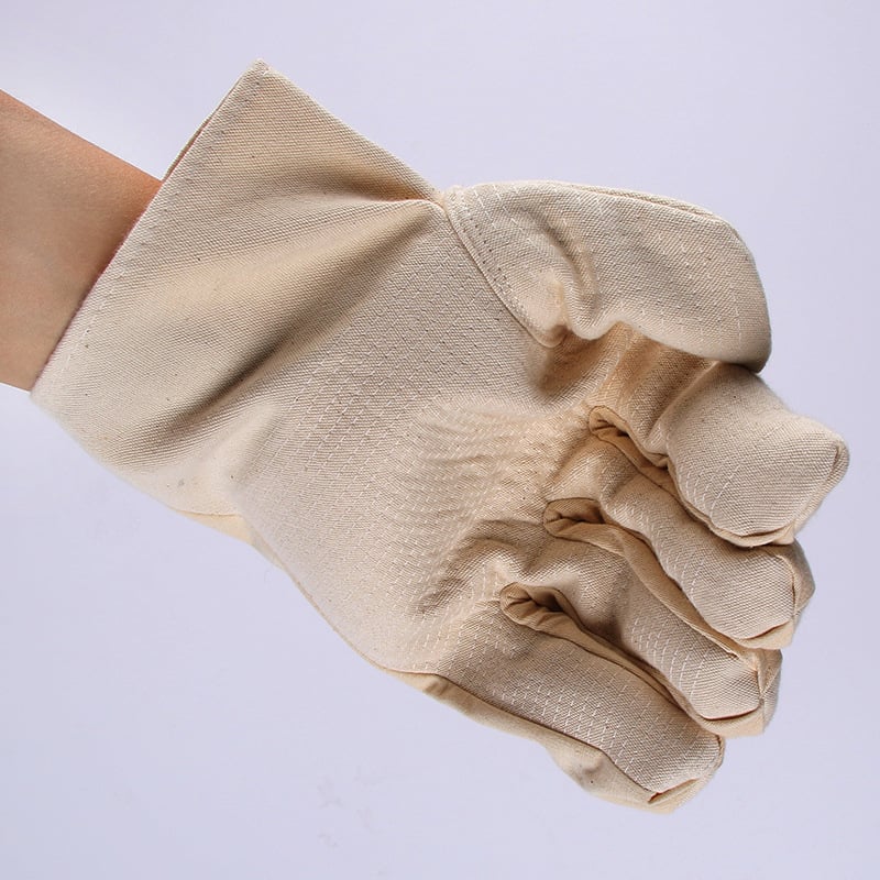 Hegesztő védőkesztyűk - vászon, háromrétegben megerősített, Zheng san fan