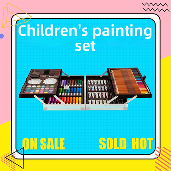 Sada akvarelných markerov pre deti, 145 kusov v hliníkovej krabičke, TOUCH CHENJI