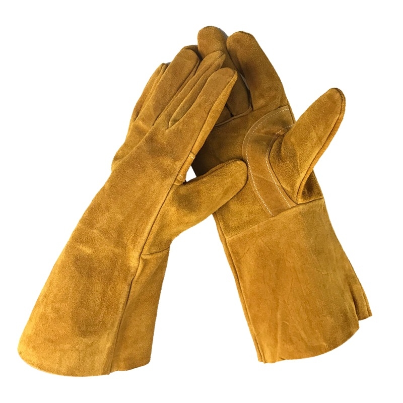 Varróvédelmi kesztyű Bamboo Root Birch, tehénbőrből, egyrétegű, hőszigetelő