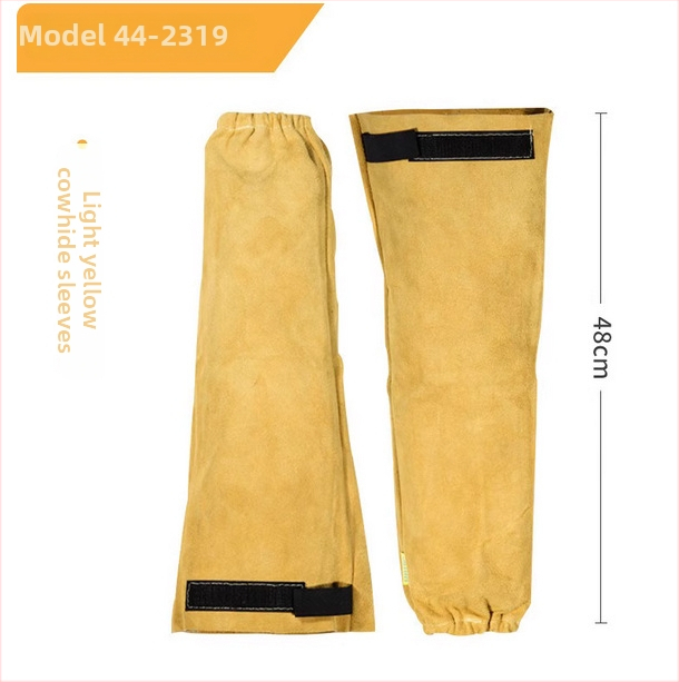 Weldas 44-2319 Manșete de sudură din piele de vită, estivale, respirabile