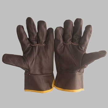 Zváračské rukavice Iron Man, hovädzia koža, pre továreň, zváranie (Materiál: hovädzia koža; Značka: Iron Man; Rozsah použitia: továreň; Funkcia: zváračské rukavice)