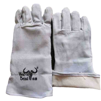 Rukavice na zváranie – Tepelne odolné, Odolné voči opotrebeni, Predĺžené a hrubé kožené, Flexibilné