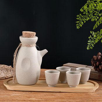 Porcelanski japanskog stila sake lonac i set za vino – keramički kućni pribor za vino