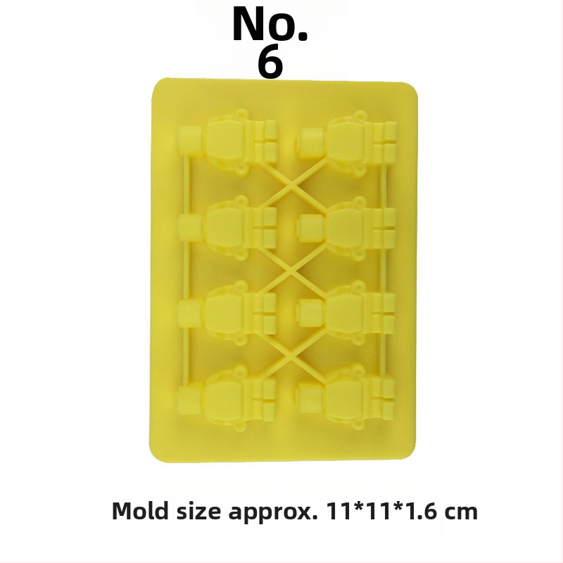 Silikónová forma na pečenie s nepravidelným tvarom (Materiál: silikón; Použitie: pečenie; Balenie: jednotné OPP balenie)