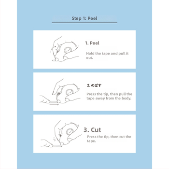MT2025 Strihací nož na pásky – fluorescenčný, trhací dekoračný nástroj pre plánovače a koláže