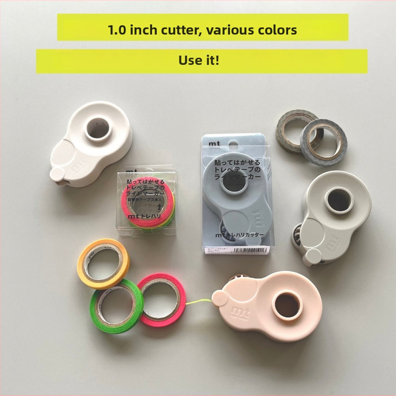 MT2025 Strihací nož na pásky – fluorescenčný, trhací dekoračný nástroj pre plánovače a koláže