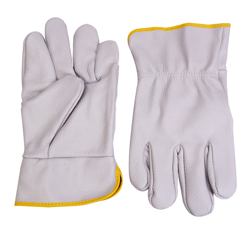 Prilagođene rukavice za zavarivanje od prave kože, duljina 26 cm, višekratne upotrebe, za zavarivanje, brodogradnju i graditeljstvo