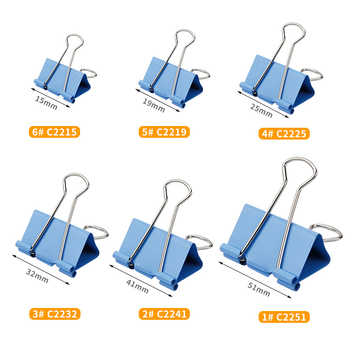 Bailiwen μεταλλικός γωνιακός κλιπ – Μοντέλα C2225/C2232/C2241/C2251 – Κλιπ βιβλίου, σφηνοειδές κλιπ